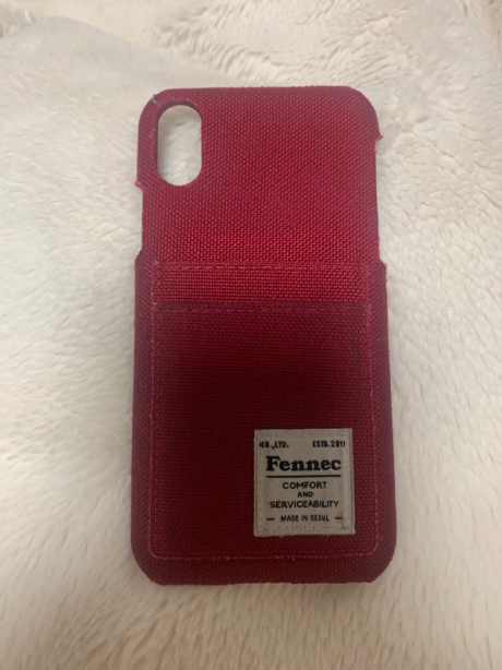 페넥(FENNEC) C&S iPHONE X CASE - SMOKE RED 후기