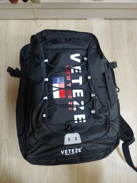 베테제(VETEZE) Big Logo Backpack (black) 후기