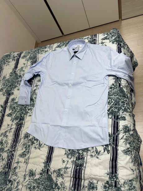 무신사 스탠다드(MUSINSA STANDARD) 베이식 드레스 셔츠 [스카이 블루] 후기