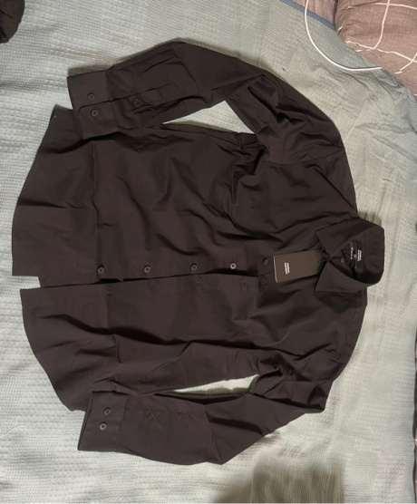 무신사 스탠다드(MUSINSA STANDARD) 베이식 드레스 셔츠 [블랙] 후기