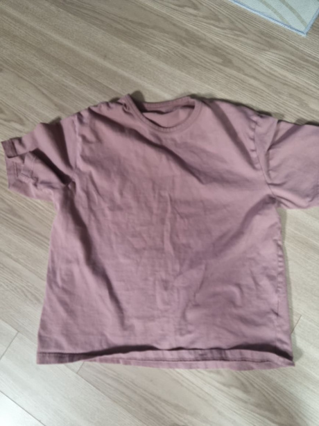 무신사 스탠다드(MUSINSA STANDARD) 릴렉스 핏 크루 넥 반팔 티셔츠 [스모크 핑크] 후기