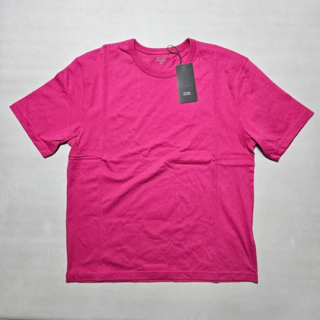 무신사 스탠다드(MUSINSA STANDARD) 릴렉스 핏 크루 넥 반팔 티셔츠 [핫 핑크] 후기
