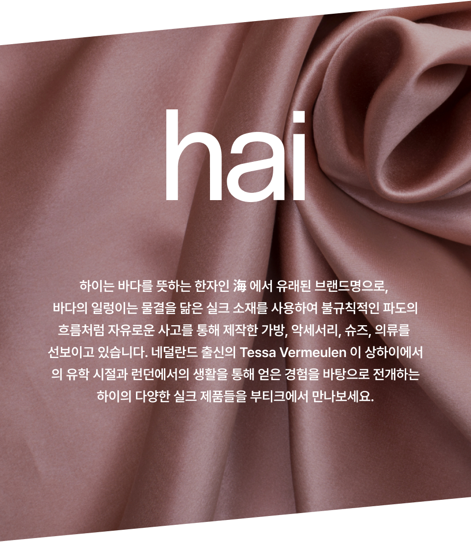★hai★ Vera Bag Black Ivory Home of Hai Vera Bag Black Ivory (Silk)/ミニバッグ 韓国 (hai