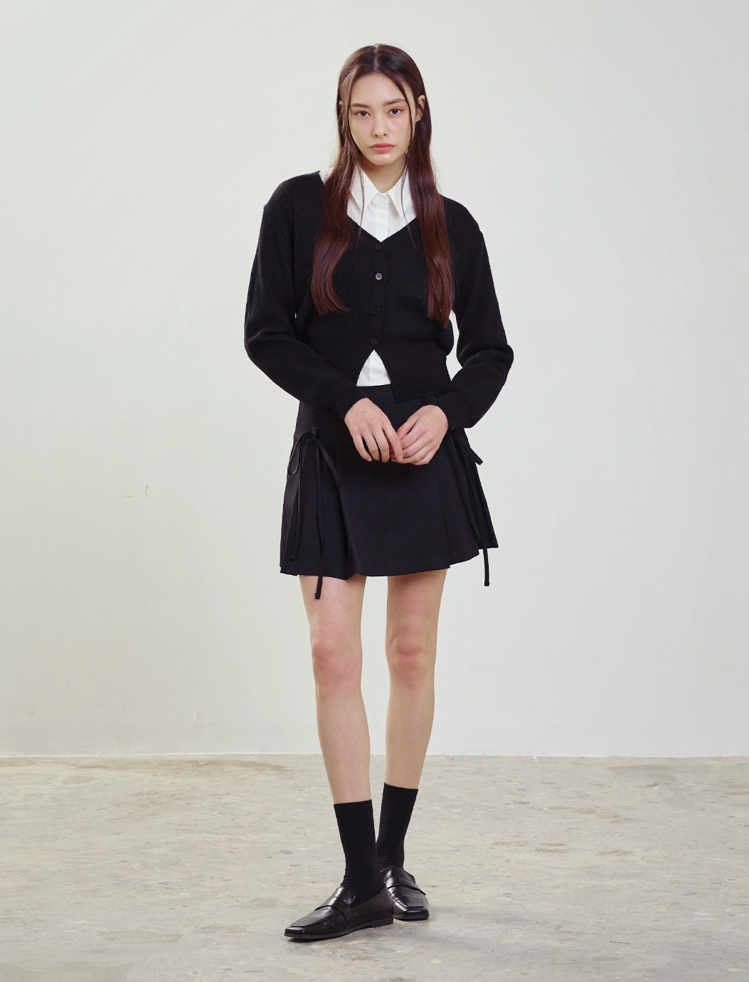 最終値下げ】ETRE AU SOMMET ベストスカートセットアップ グレー