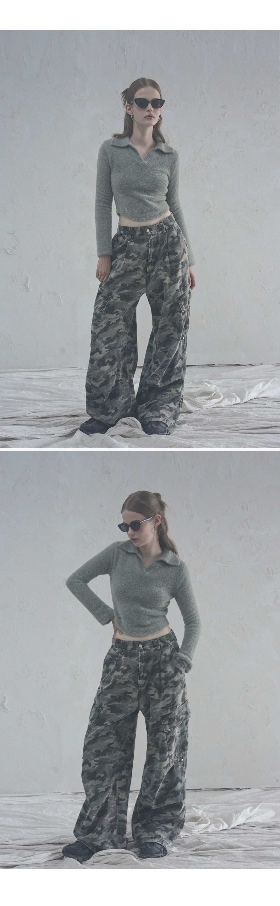 MUSINSA公式 | AVANDRESS Side Big Cargo Pants CAMO