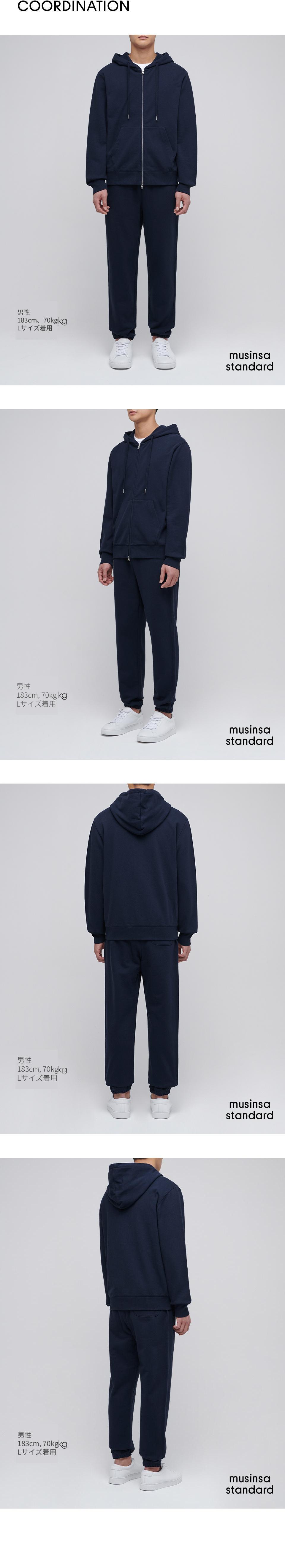 MUSINSA公式 | MUSINSA STANDARD パーカースウェットジップアップ