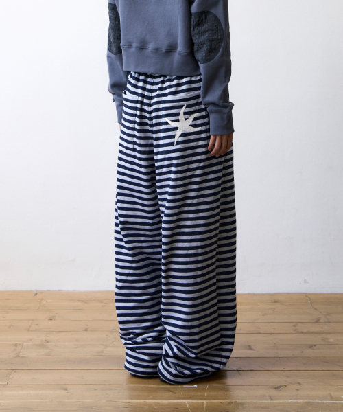 パンツ THE COLDEST MOMENT stripe sweat pants MUSINSA | THE COLDEST MOMENT TCM stripe sweat pants (navy/charcoal)