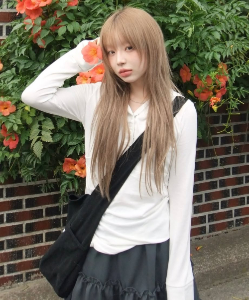 MUSINSA | FLAREUP Asymmetrical Draped Hoodie (FL-187_Ivory)