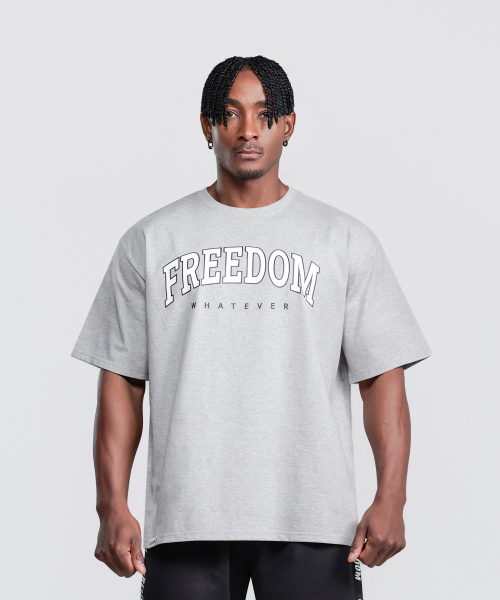 MUSINSA公式 | FREEDOM フリーダムアーチロゴセミオーバーフィットT