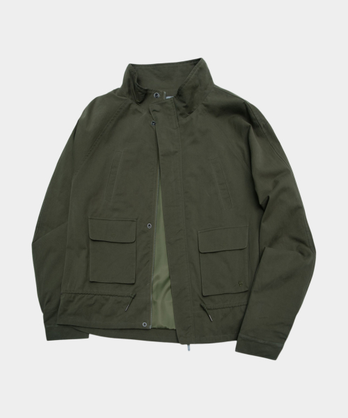 vintage washing multi pocket utility jacket
