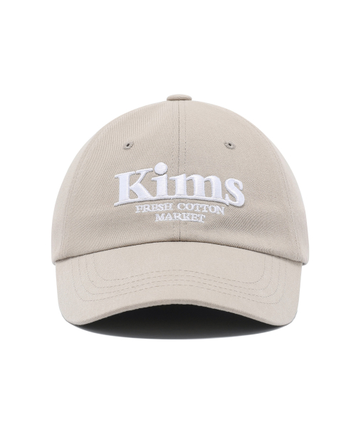 Kims Bam Logo Ball Cap Sand Beige