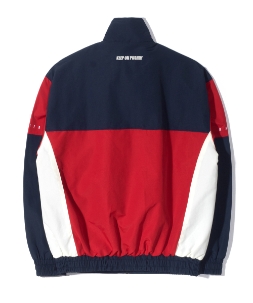MUSINSA | QT8 GARMENTS MF Old Track Jacket (Red)