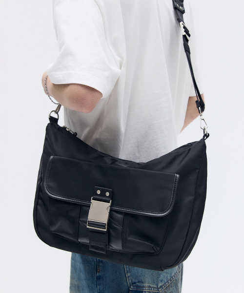 BUCKLE STRAP HOBO BAG thumbnail 2