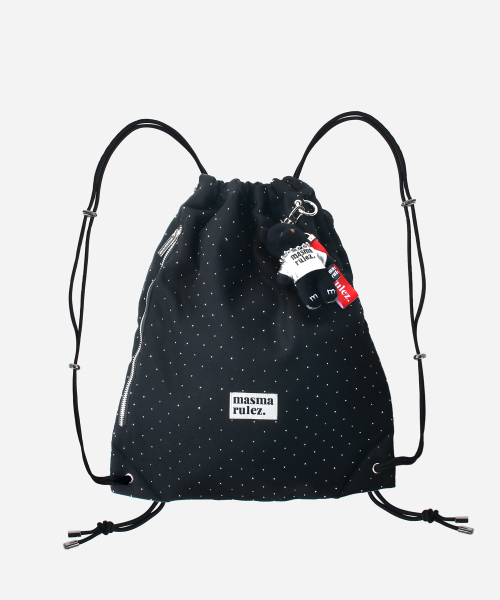 MUSINSA公式 | MASMARULEZ [INT] Gym sack string bag _ Twilight black