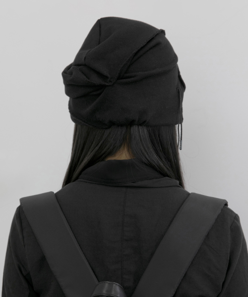 Soi Draped Cap (FL-743_Black) thumbnail 7