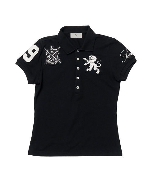 MUSINSA公式 | SCHISM INDUCING TEAM SCHISM POLO SHIRT BLACK