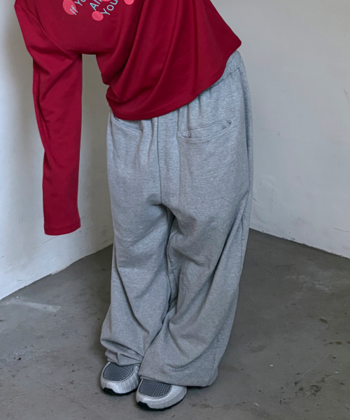 Motion Wide Sweatpants - Grey thumbnail 2