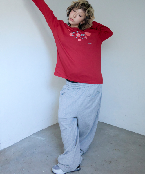 Motion Wide Sweatpants - Grey thumbnail 3