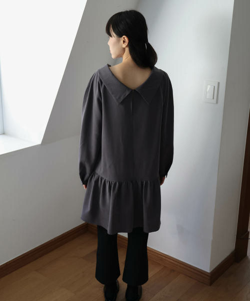 Mute Bottle-Neck One-Piece (Dark Gray) thumbnail 4