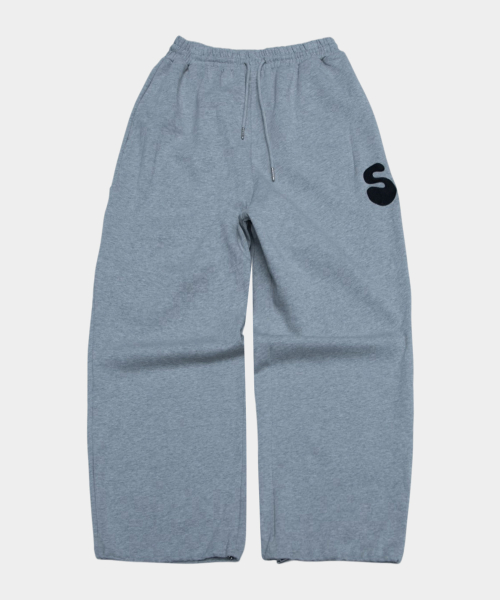FOUR SEASON Some Star Embroidered Detail Oversized Wide Sweat STRING Training Pants_2COLOR thumbnail 3