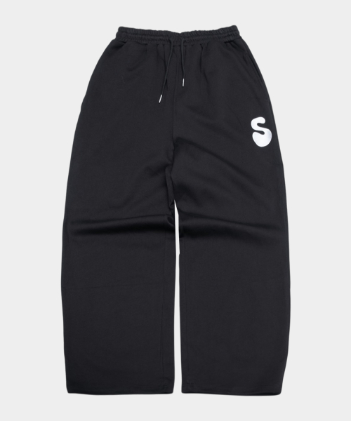 FOUR SEASON Some Star Embroidered Detail Oversized Wide Sweat STRING Training Pants_2COLOR thumbnail 4