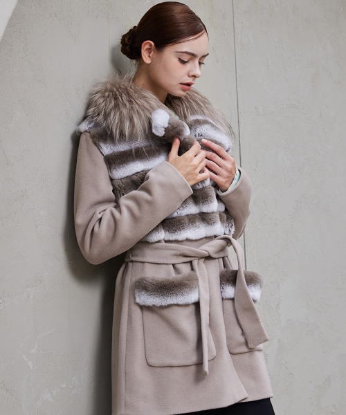 Fox & Rex Collar Half Coat thumbnail 3