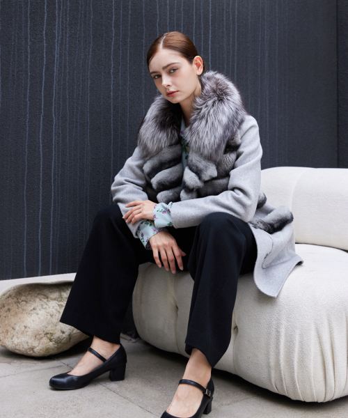 Fox & Rex Collar Half Coat thumbnail 6