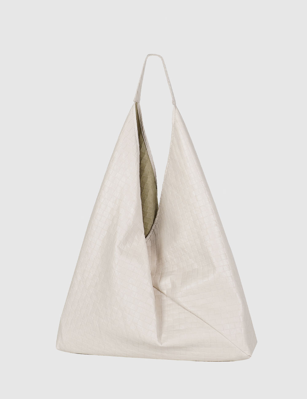 MORE WEAVING HOBO BAG - 2 COLORS CREAM