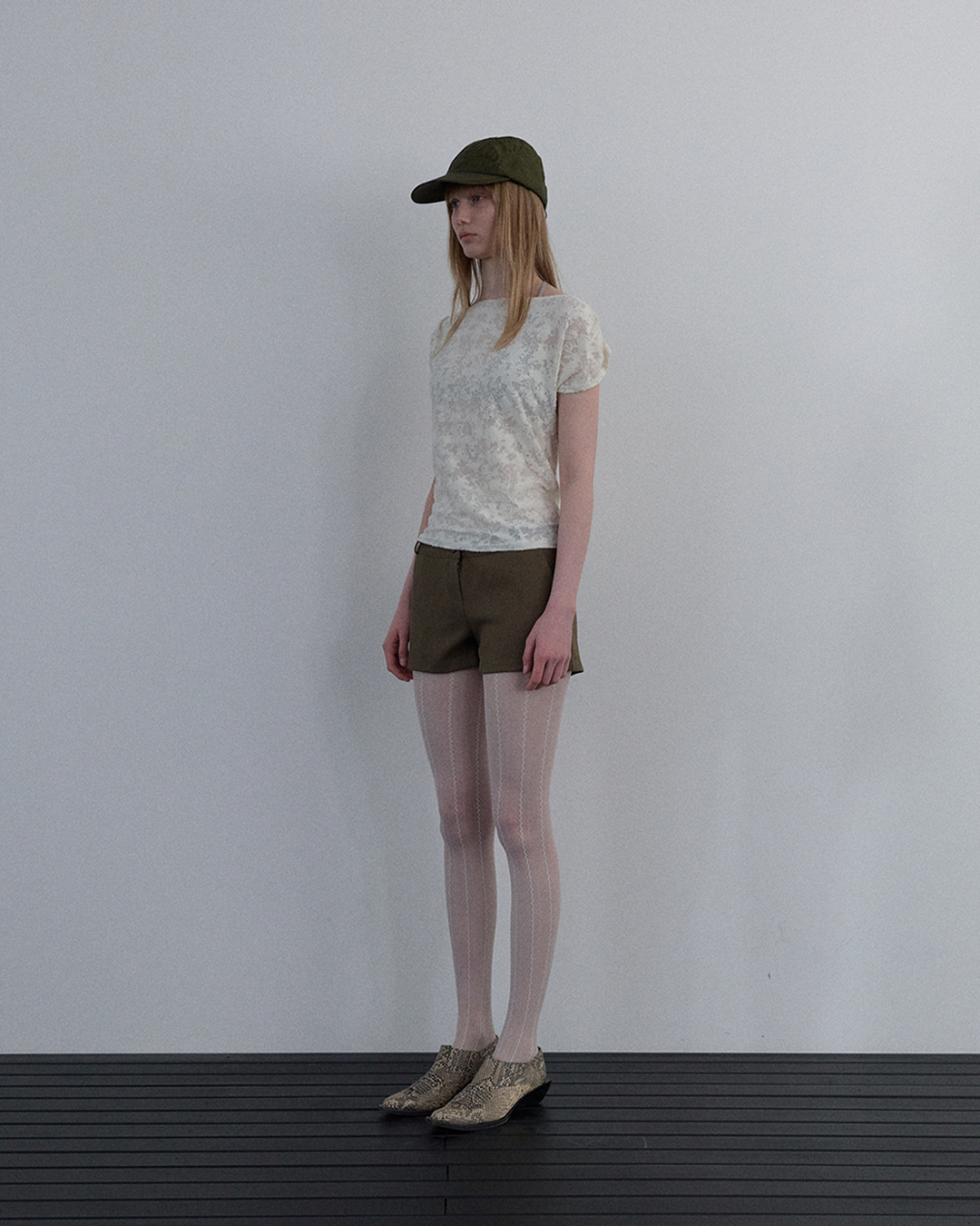 JACQUARD COWL-NECK TOP_IVORY - 2 COLORS IVORY