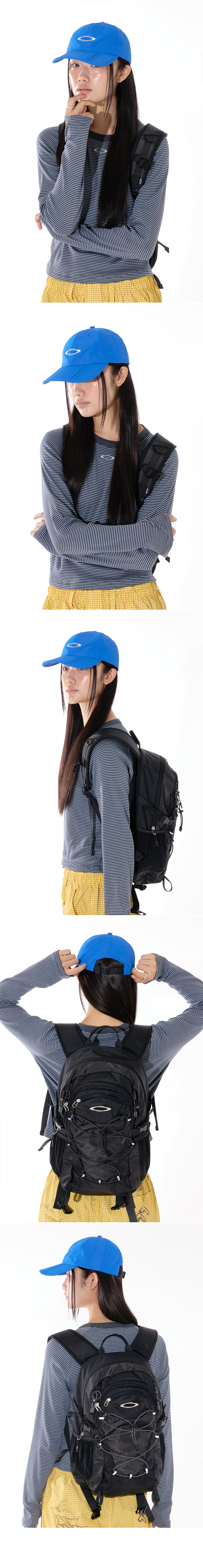 CURVED PANEL CAP - 4 COLORS BLACK