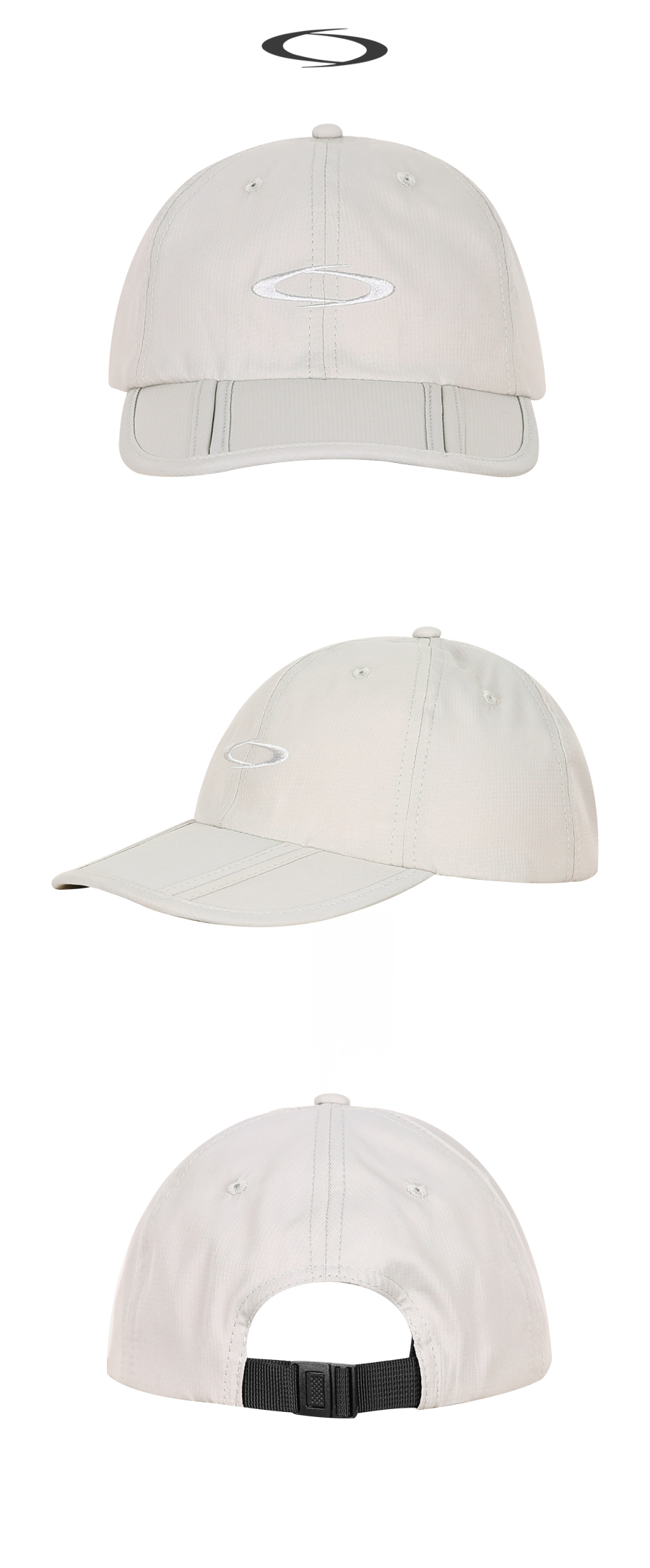 CURVED PANEL CAP - 4 COLORS LIGHT GREY