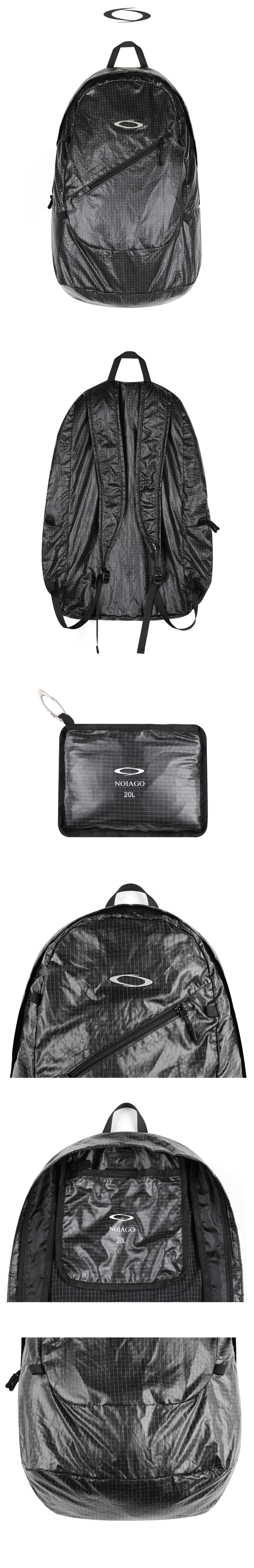 PACKABLE LIGHT BACKPACK - 4 COLORS BLACK