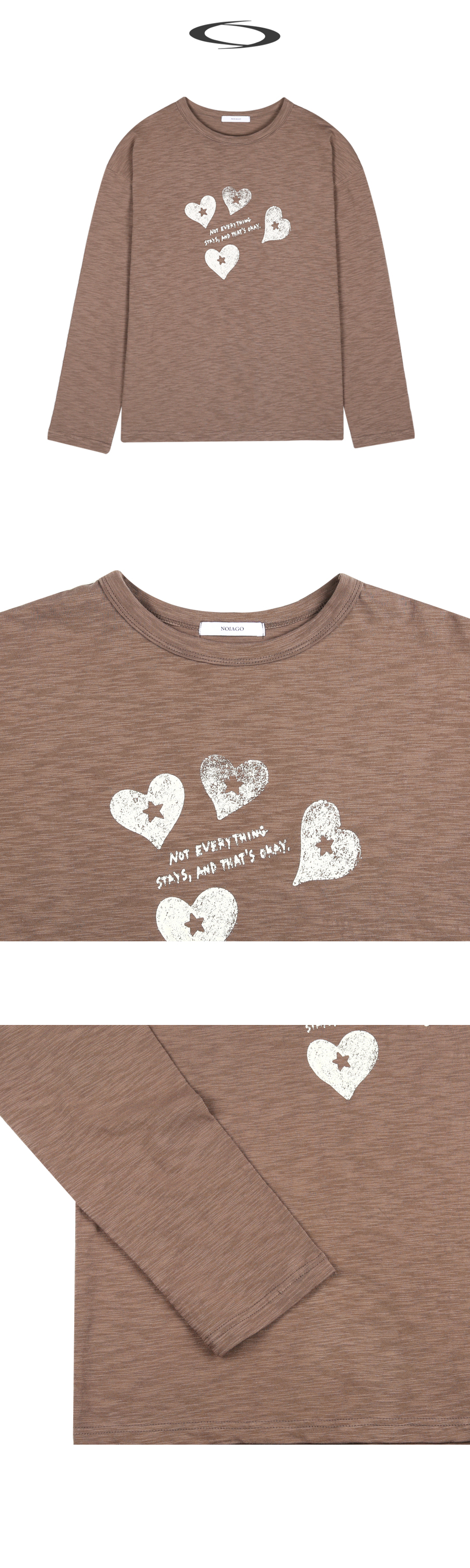 HEART SLUB LONG SLEEVE 