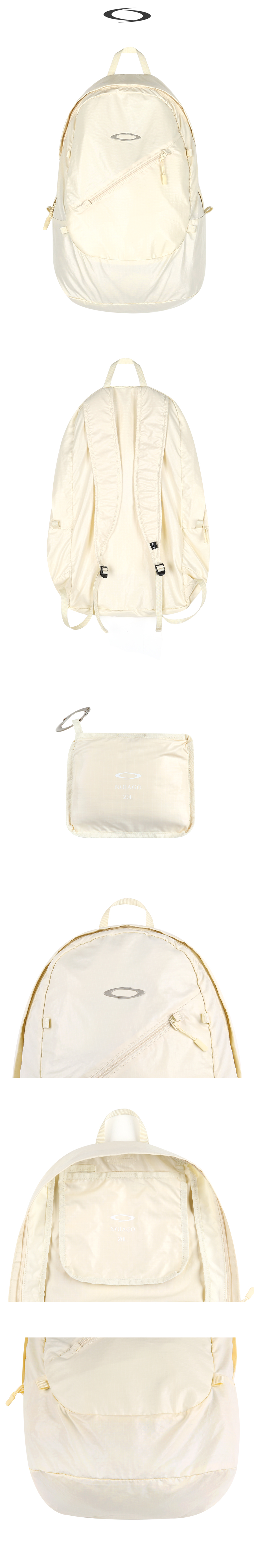 PACKABLE LIGHT BACKPACK - 4 COLORS IVORY