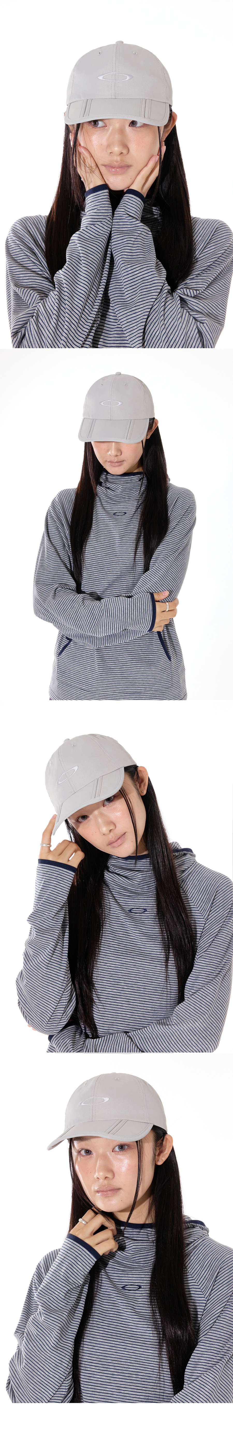 CURVED PANEL CAP - 4 COLORS GREY