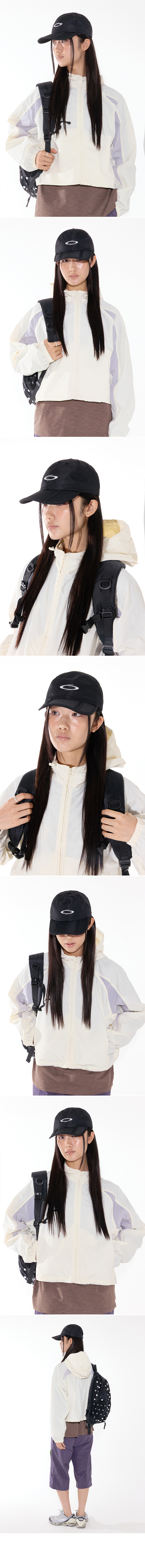 CROP TRACK WIND JACKET - 2 COLORS IVORY