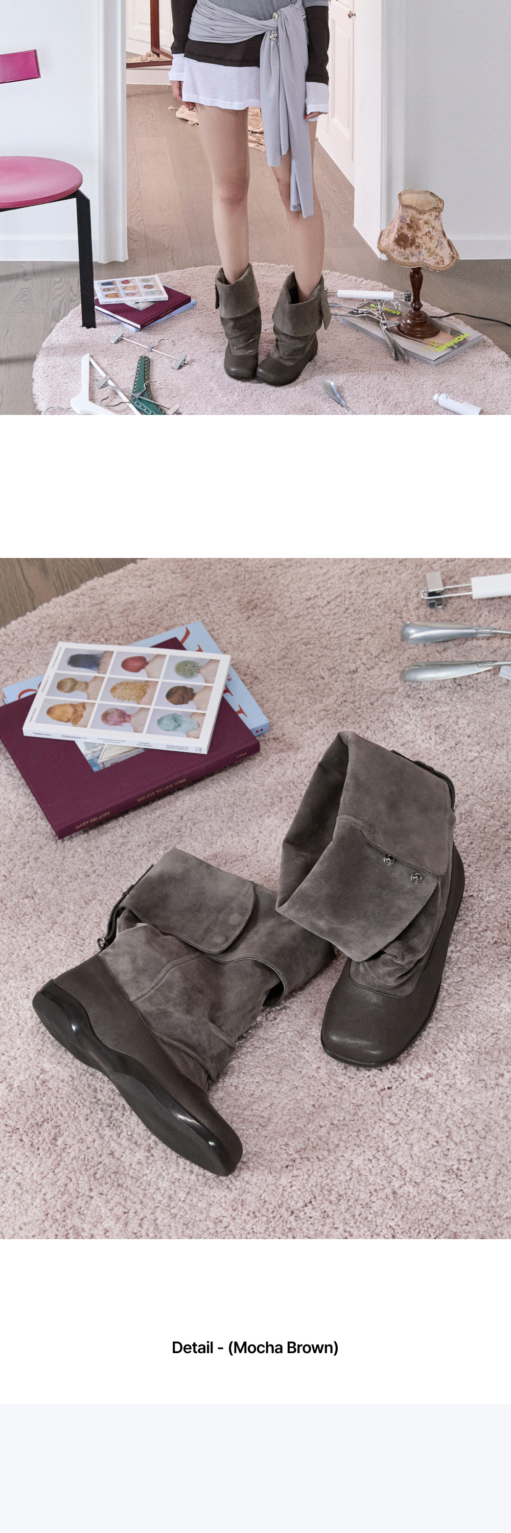 RHEA BOOTS - 2 COLORS MOCHA BROWN