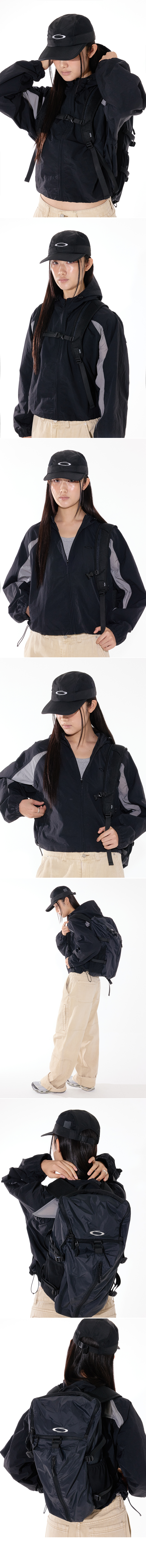 CROP TRACK WIND JACKET - 2 COLORS IVORY