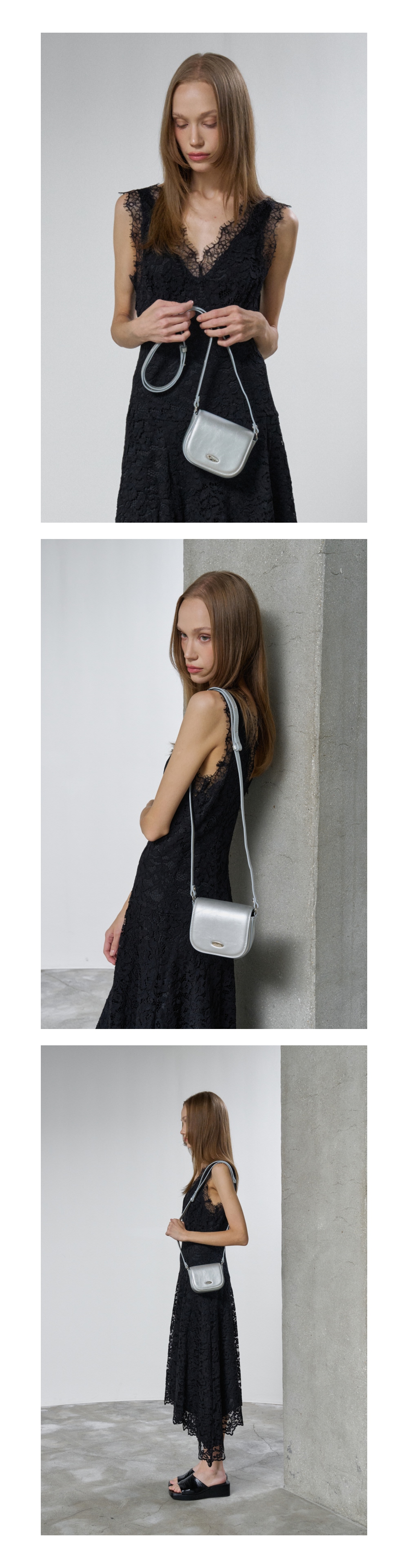 COCO MINI CROSSBODY BAG - 3 COLORS SILVER