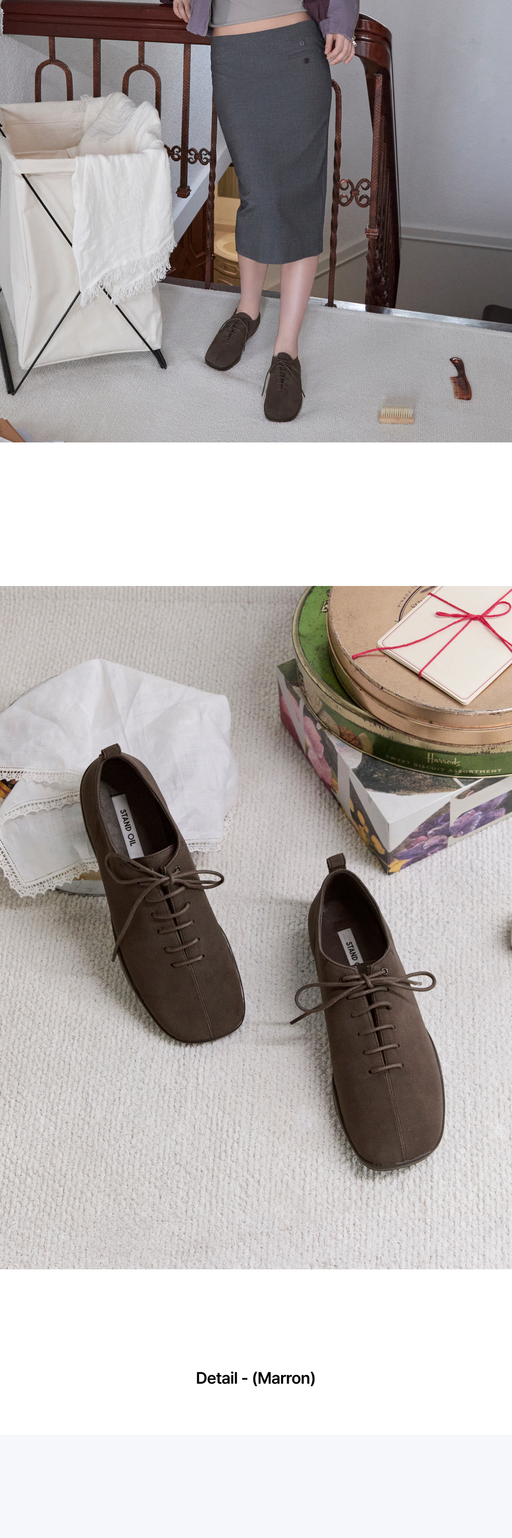 TIE LOAFER - 2 COLORS MAROON