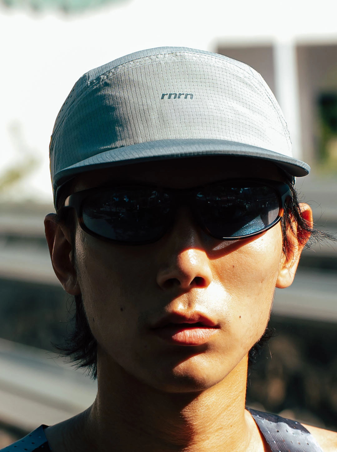 BREEZE TWO-TONE RUN CAP - 6 COLORS LAVENDER/PURPLE