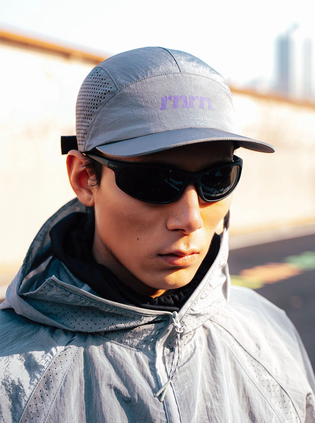 TRACK SHELL RUNNING CAP - 5 COLORS BLACK
