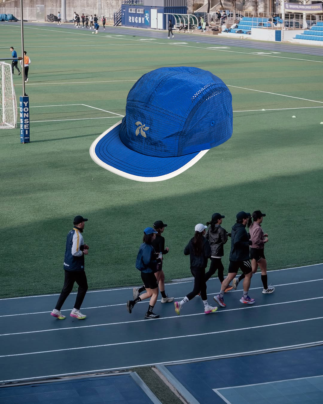 CREW RUNNING CAP - 5 COLORS BEIGE