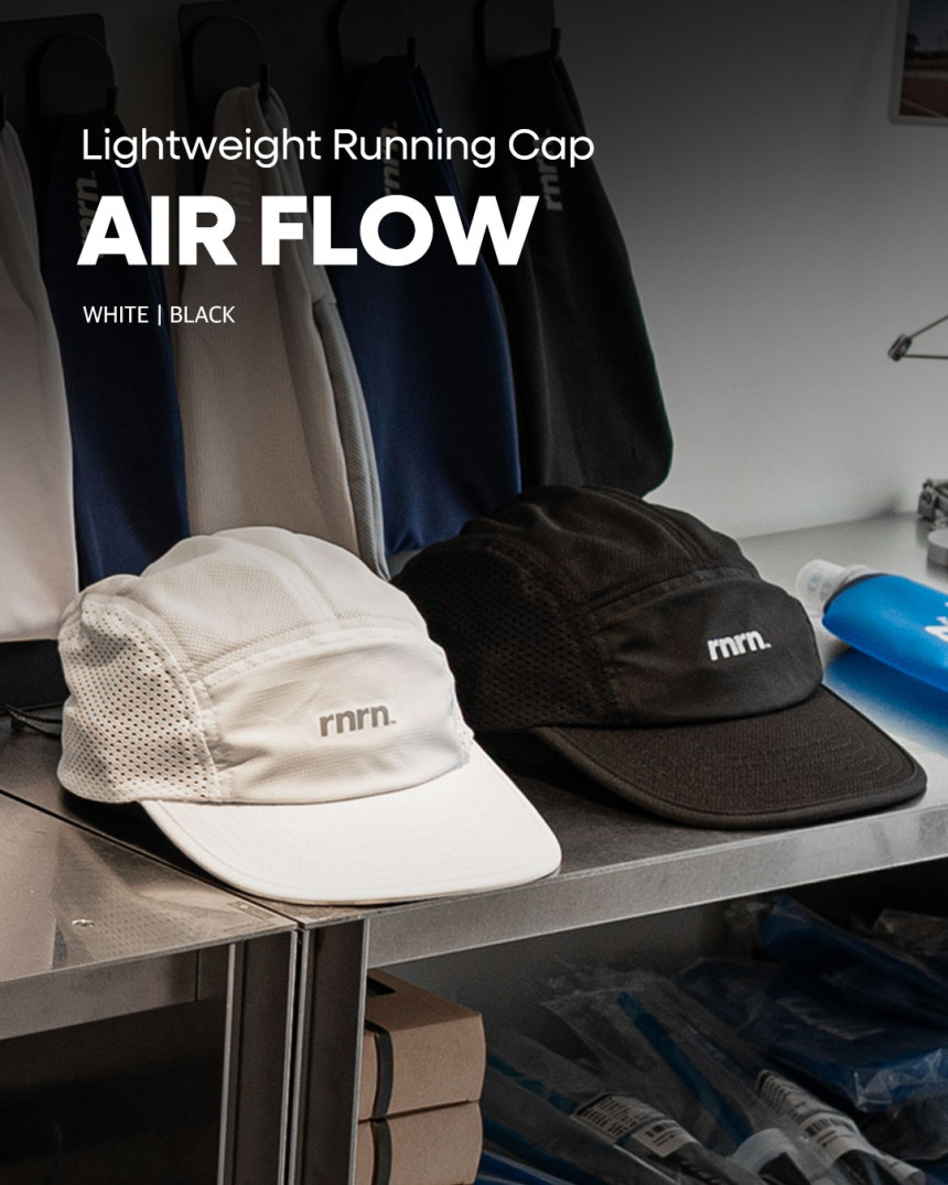 RUNNING CAP AIR - 2 COLORS WHITE
