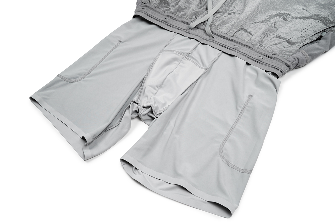 2IN1 SHORTS 002 - 2 COLORS GREY