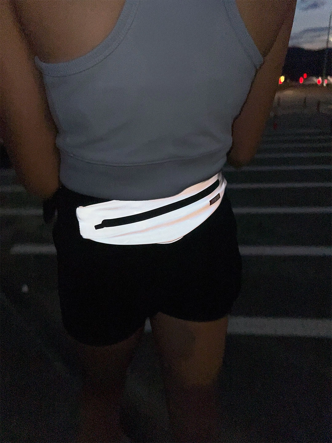 LUNA RUNNING BELT - 2 COLORS SILVER