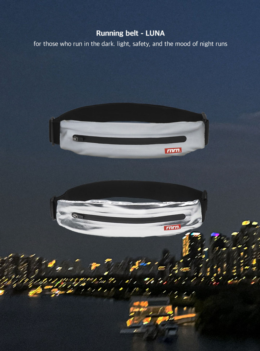 LUNA RUNNING BELT - 2 COLORS REFLECTIVE