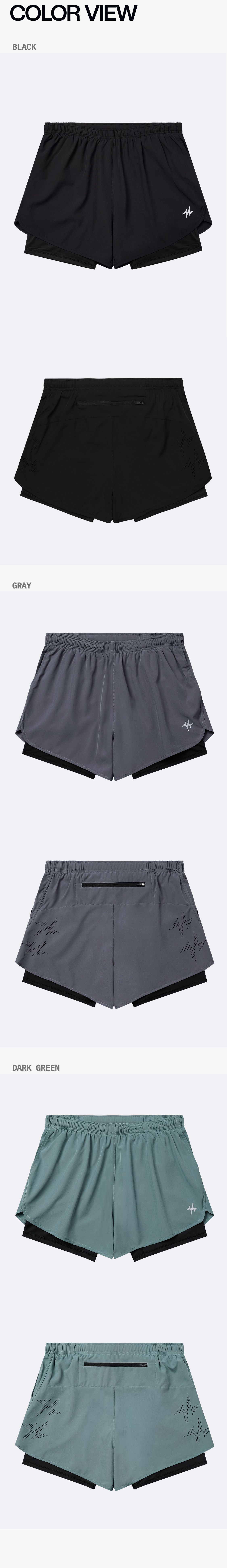 SPORTS SHORTS PRO 2IN1 - 2 COLORS