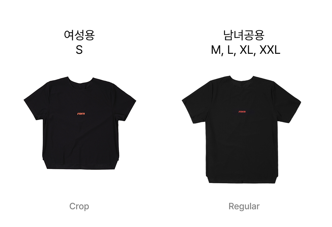 SHORT SLEEVE RUNNING TEE - 4 COLORS BLACK