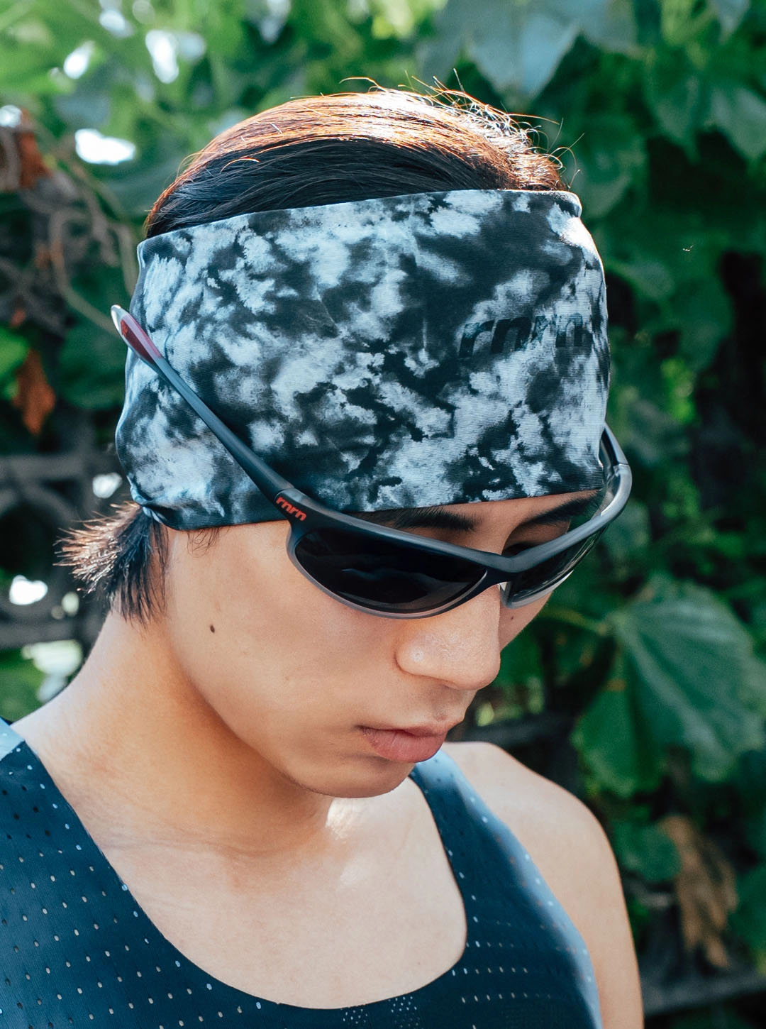 TERRA GRAPHIC HAIRBAND - 8 COLORS MARBLE GREY